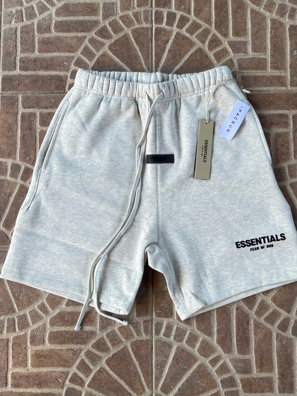 Fear of God ESSENTIALS Light Gray Sweat Shorts